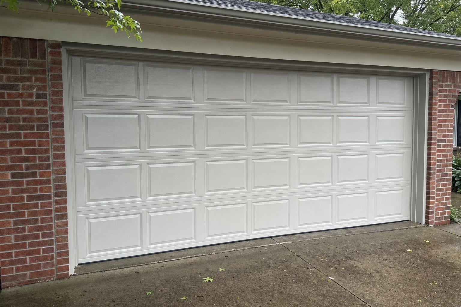 Example new garage door installation photo